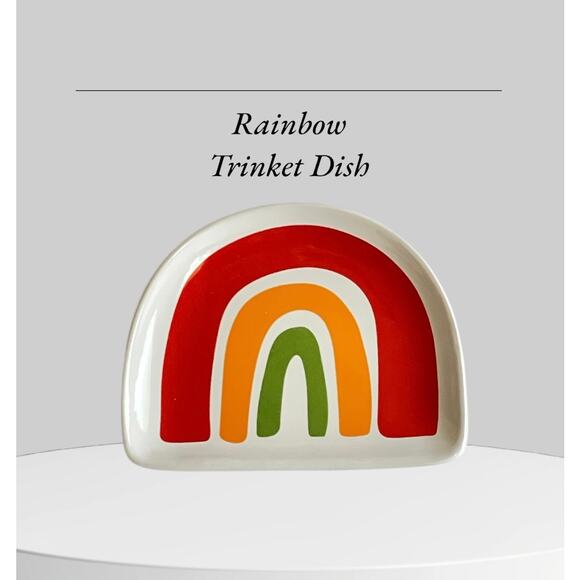 Cute Ceramic Rainbow Trinket Dish - Picture 1 of 4